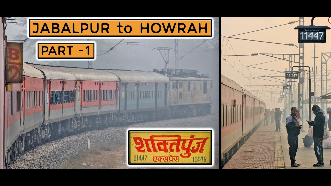JABALPUR to GARHWA | SHAKTIPUNJ Express Journey Part 1 | Indian Railways (Hindi) JAN 2026