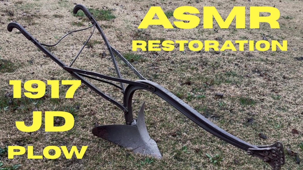 No words, JUST WORK. Restoring a trash picked John Deere plow. 109 years old.