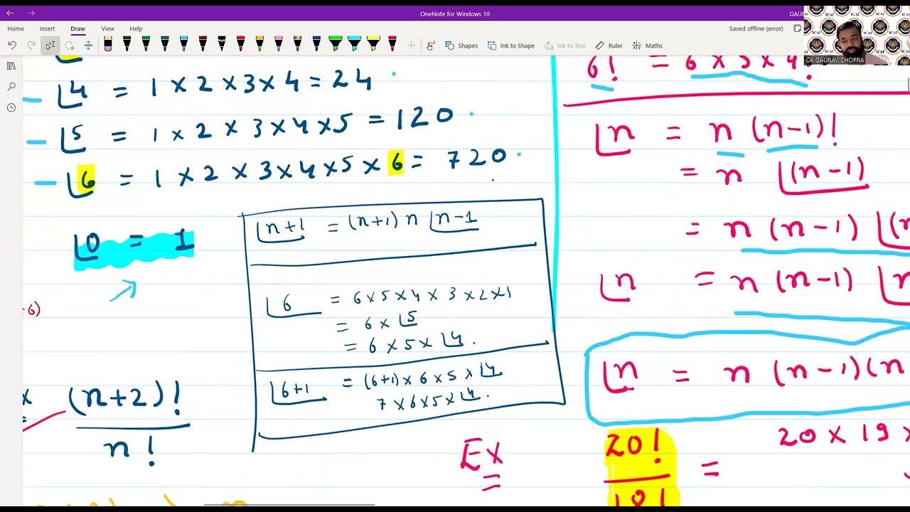 Permutation Revision | Important Questions with all concepts | CA GAURAV CHOPRA