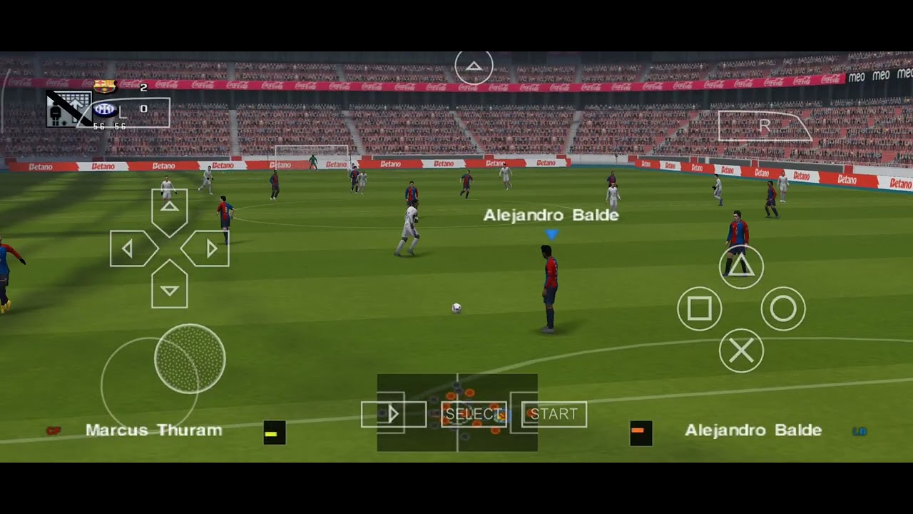 Barcelona vs Inter Milan 3-2 Pes ppsspp 2025