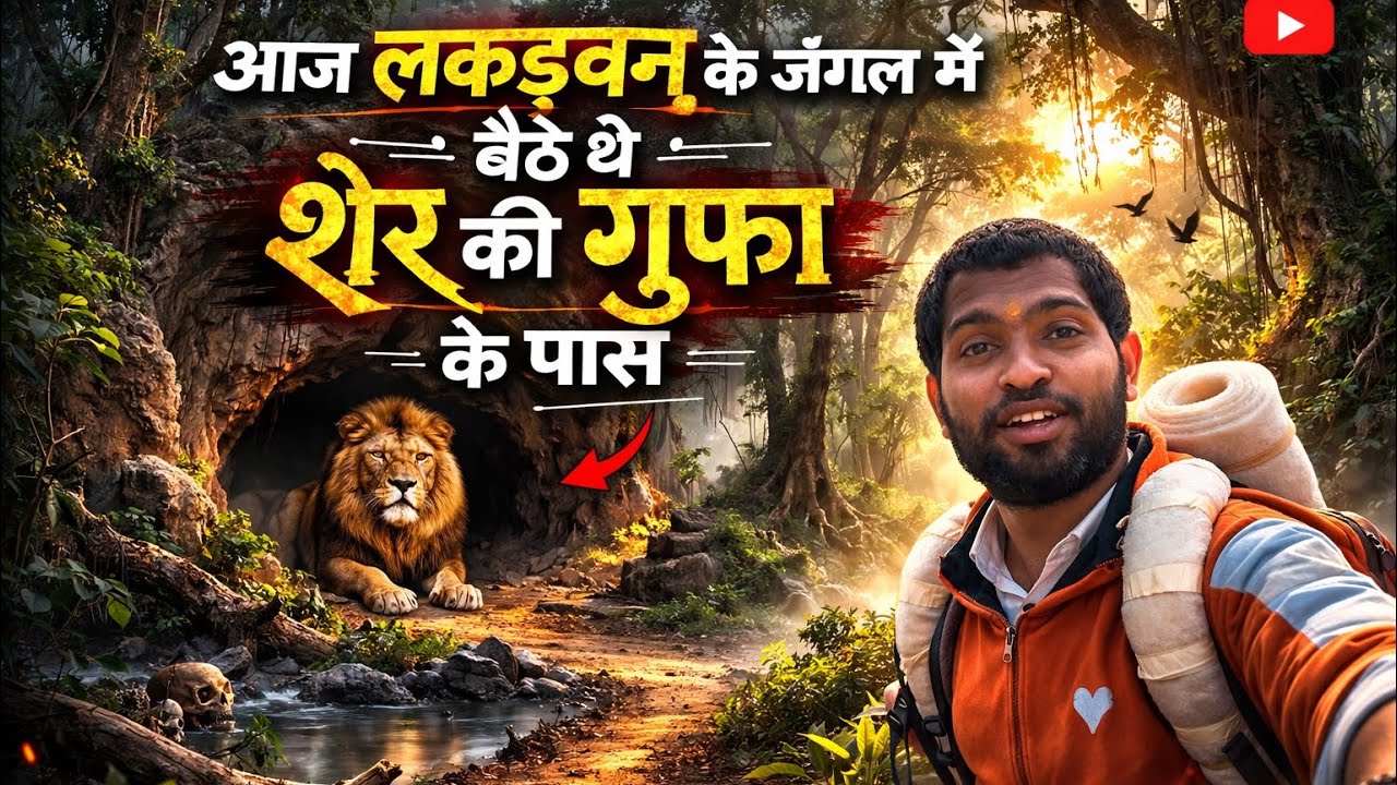 Narmada Parikrama | day 66 | Aaj Lakkadvan ke jungle mein baithe the sher ki gufa ke pass 