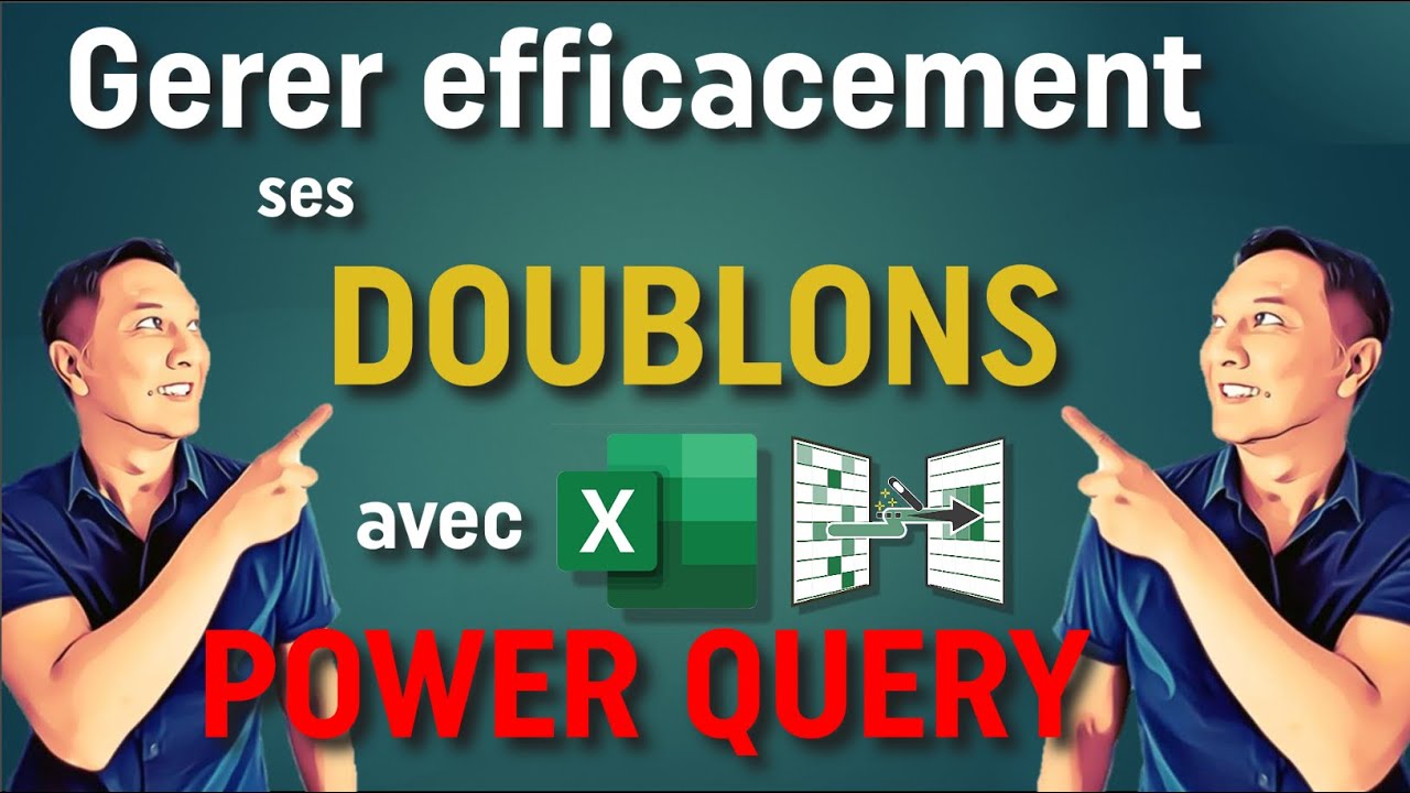 excel doublons dans multiples fichiers sans formule et avec Power Query