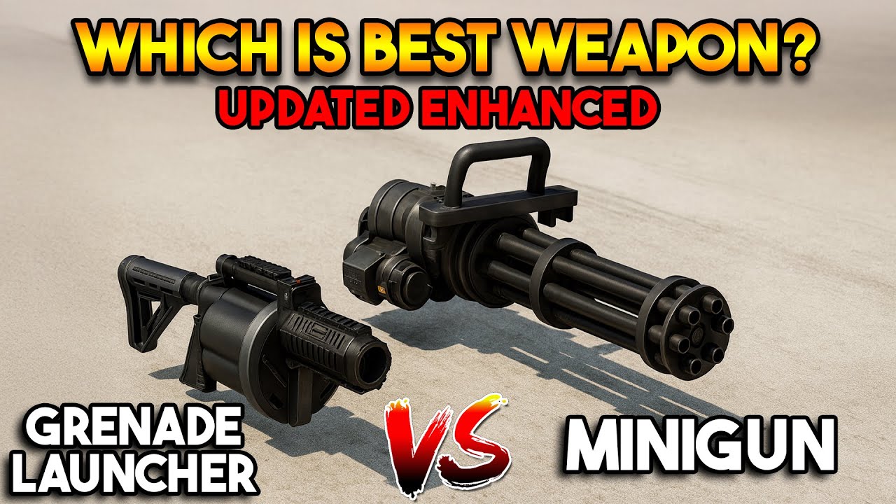 GTA 5 ENHANCED : GRENADE LAUNCHER VS MINIGUN (WHICH IS BEST WEAPON?)