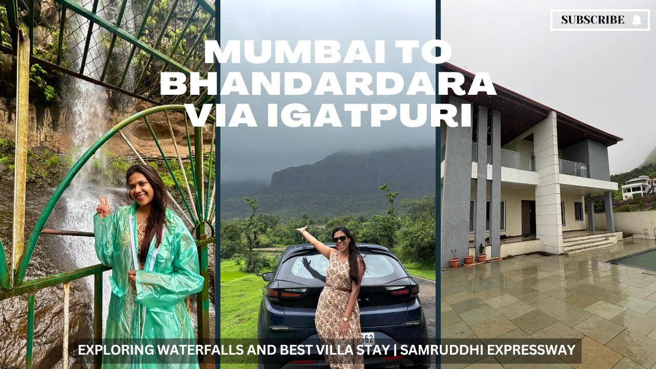 Mumbai to Bhandardara via Igatpuri | Exploring Waterfalls and Best Villa Stay | Samruddhi Expressway
