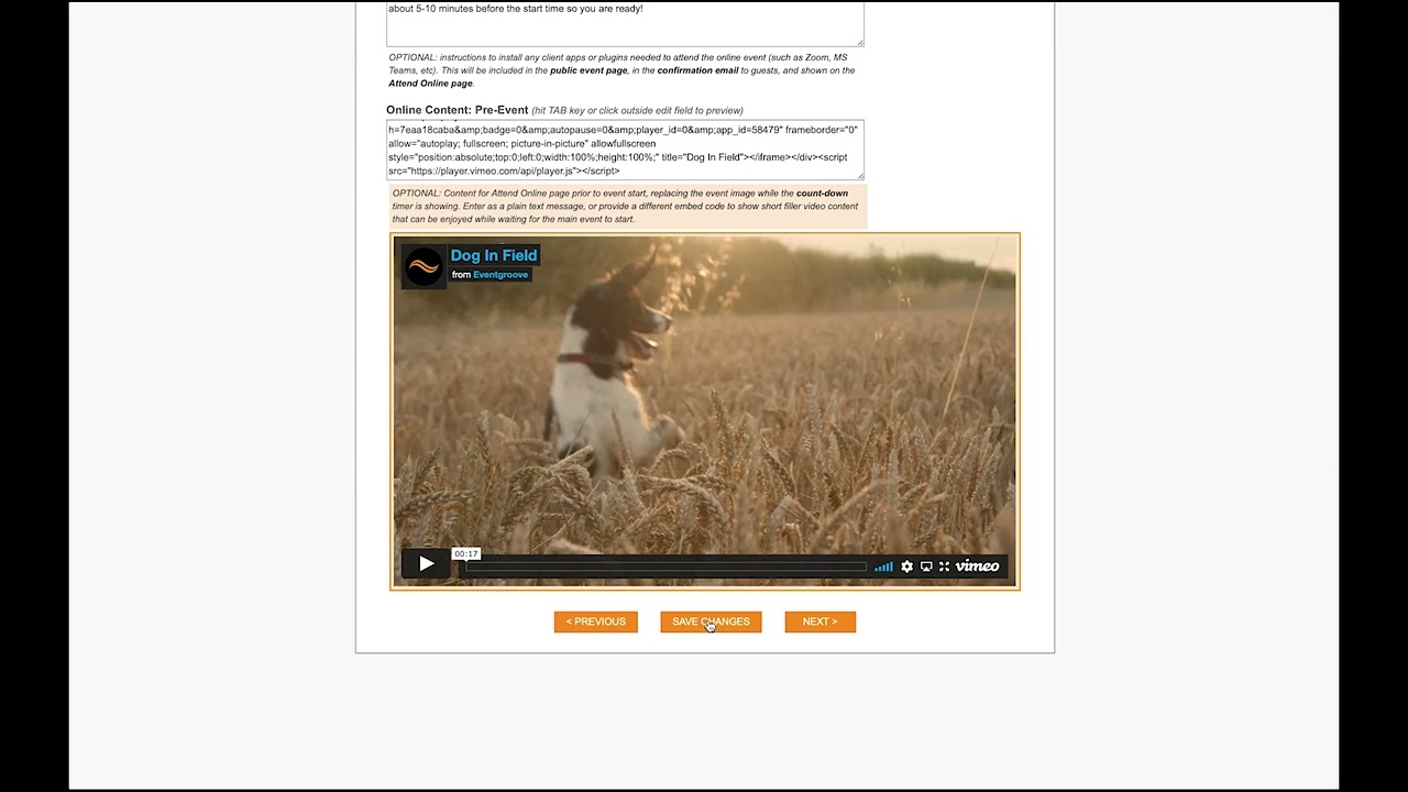 How to create a hybrid event on Eventgroove