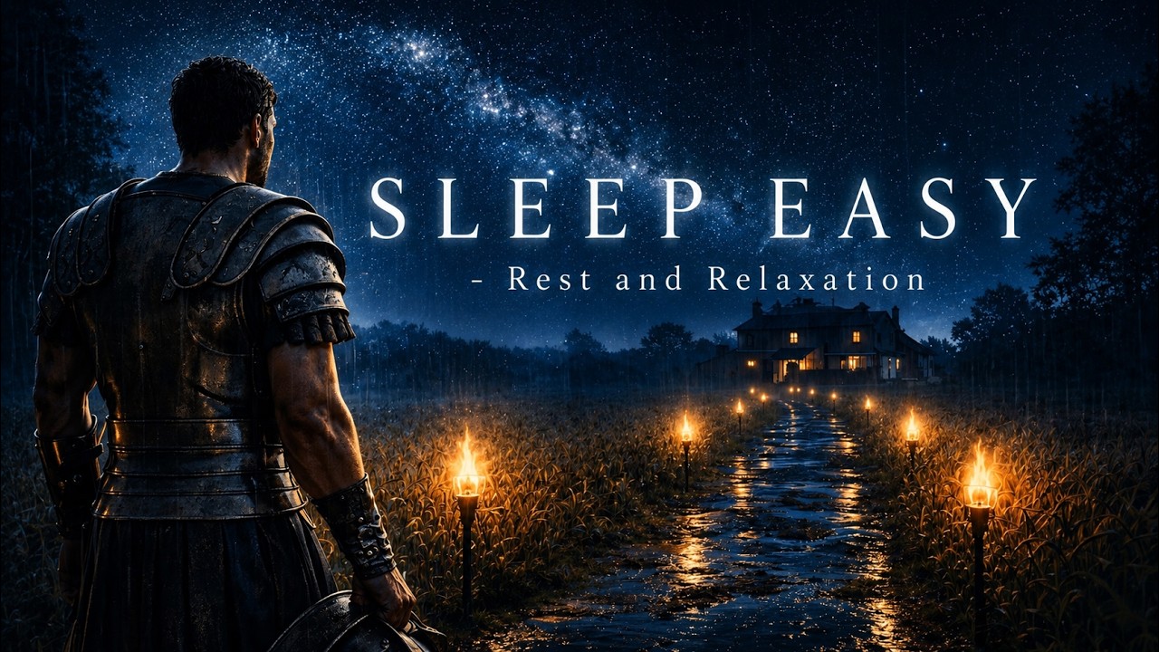 Deep Sleep In 5 Minutes | Stress Free Feeling | 1 Hour Rain And Ambient Music
