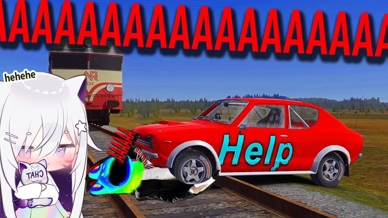LunaAwoo Reacts to Getting Killed EVEN MORE in My Summer Car by martincitopants