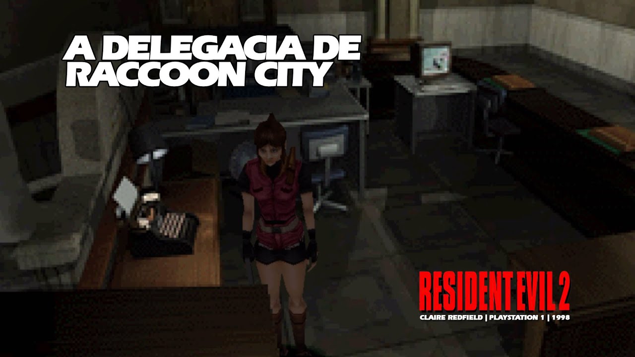 Surpresas na Delegacia - Resident Evil 2 (PS1) - 1998 | Claire | #02