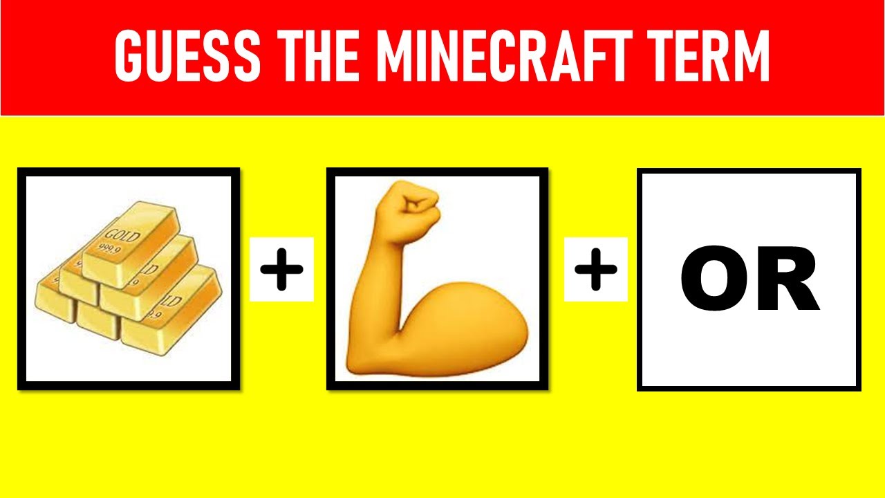 Guess The Minecraft Items By Emoji - PART 2