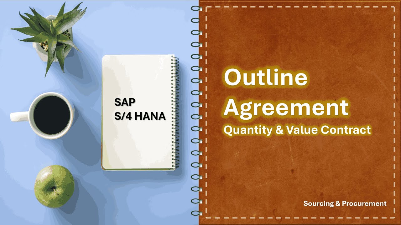 Class 29:  Outline Agreements in SAP MM: Quantity & Value Contracts (Configuration & End-User)
