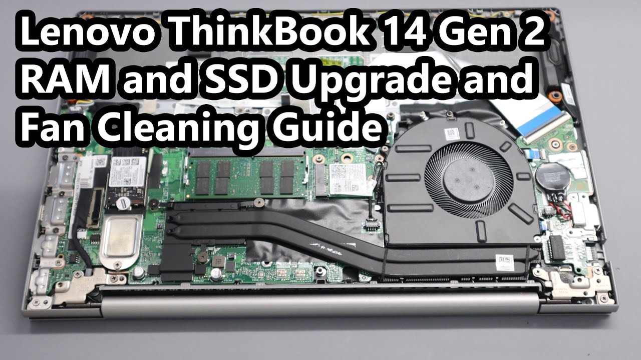 Lenovo ThinkBook 14 Gen 2 — руководство по обновлению оперативной памяти и твердотельного накопит...