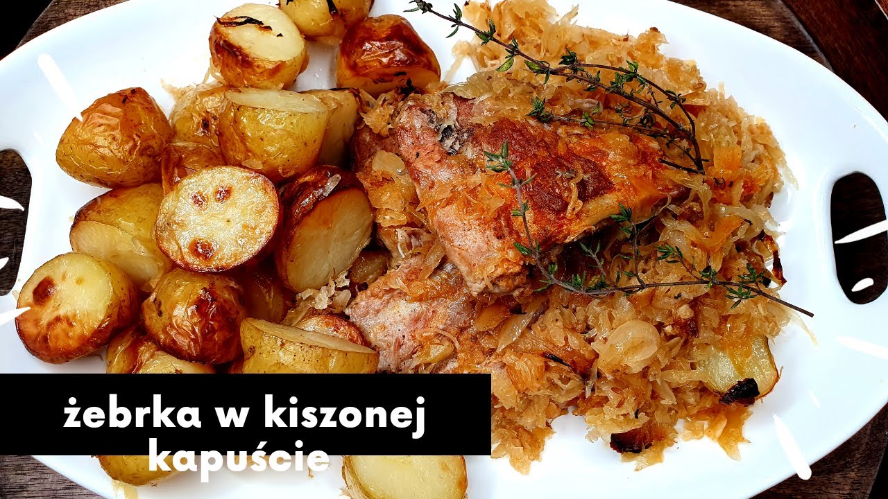 Żeberka w kiszonej kapuście z ziemniakami. Po prostu pycha!