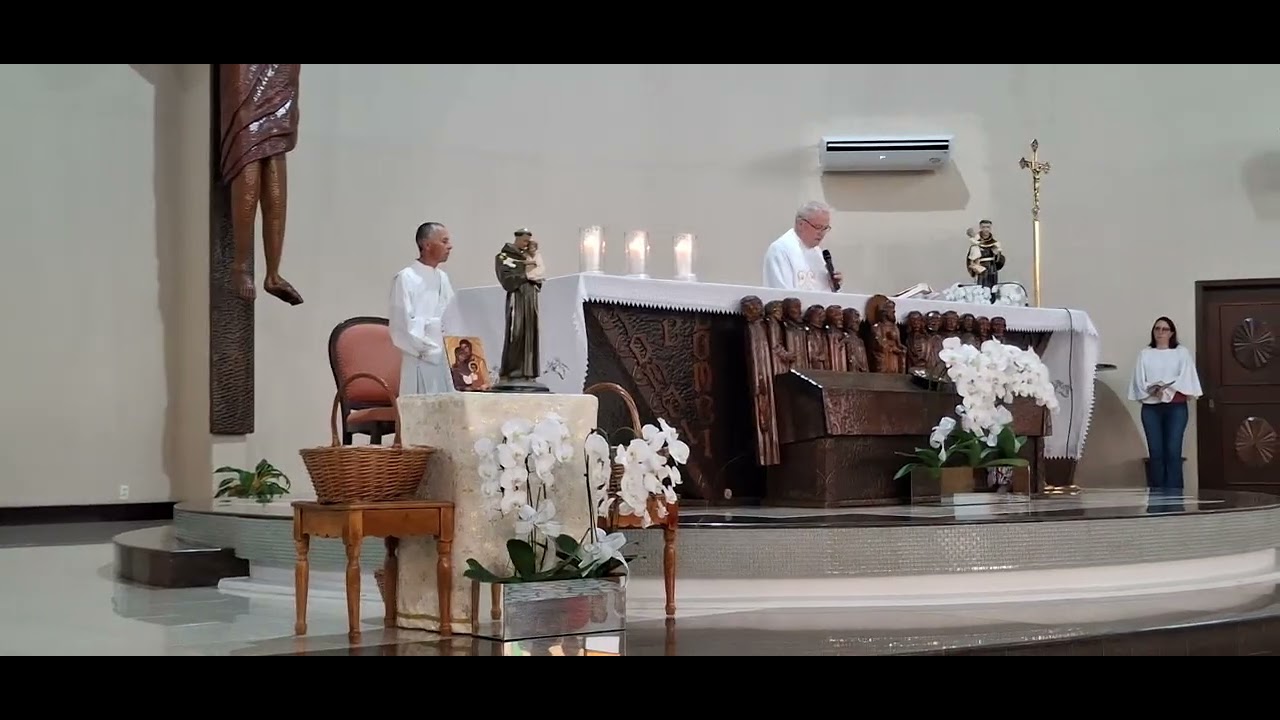 Missa de Santo Antônio Pe laudo paróquia Santo Antônio Bairro Garcia Blumenau Santa Catarina. 