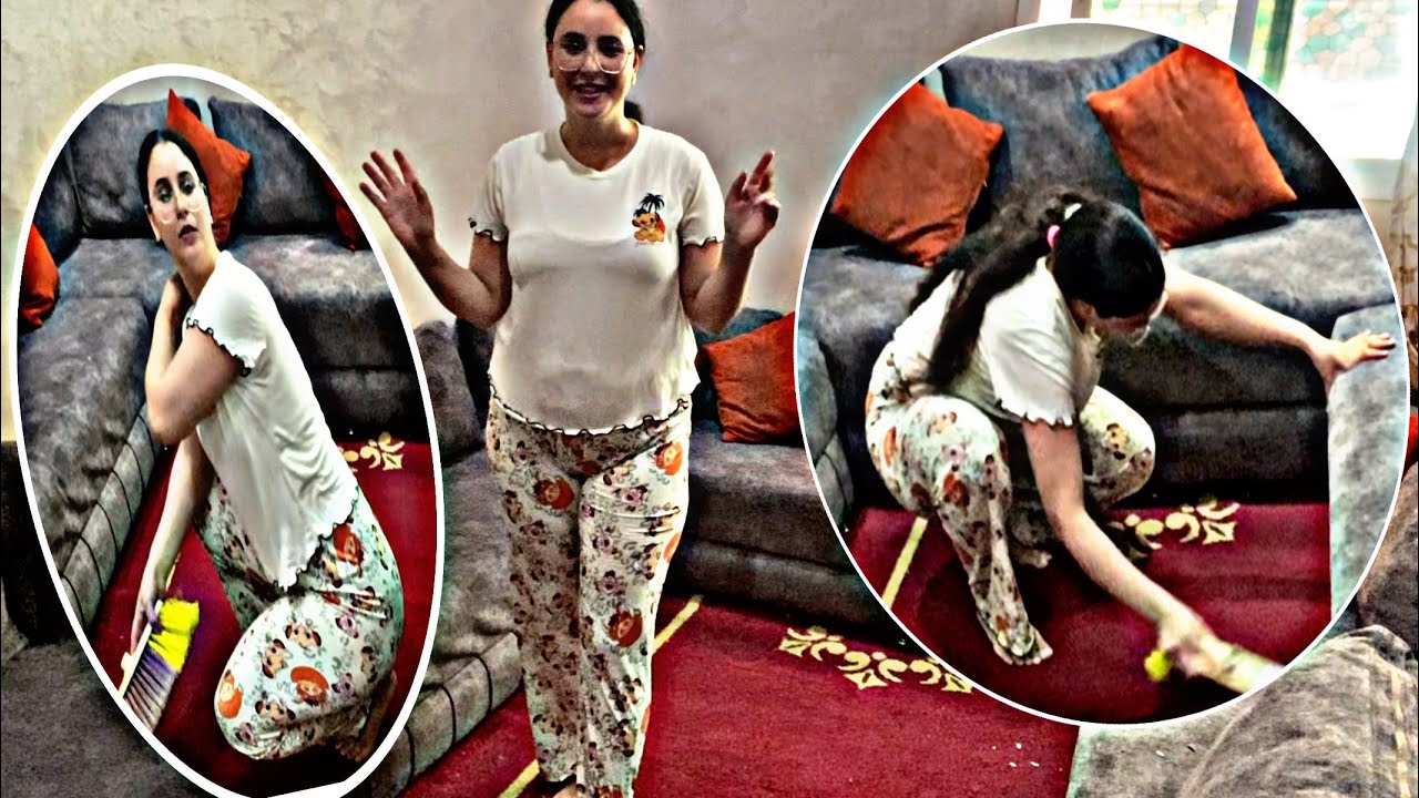 كيفاش 🌸رجعت الصالون من بعد ماخبزت الخبز في الفران 🍩يسلام على النشاط✨