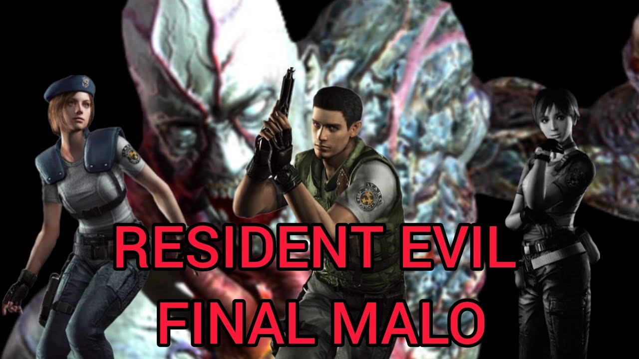 Resident evil 1 Final malo con jill Valentine 