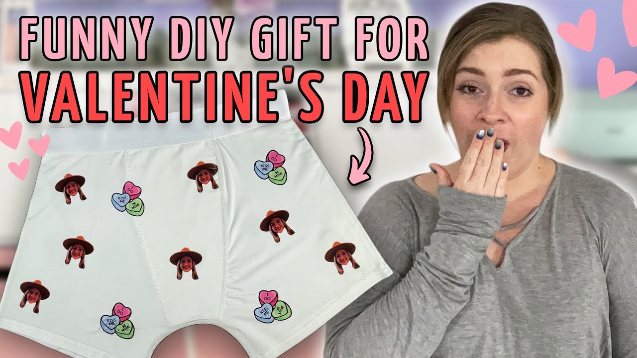 HILARIOUS DIY Valentine's Day Gift for Husbands | How to Sublimate Silky Socks Men's Boxers