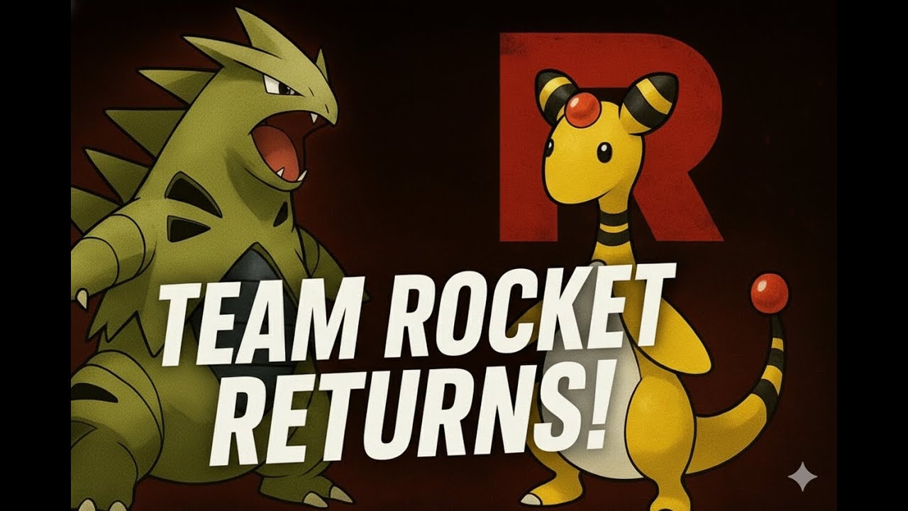 Testing the Team Rocket Tyranitar & Ampharos Deck for the First Time! (Pokémon TCG No Commentary)