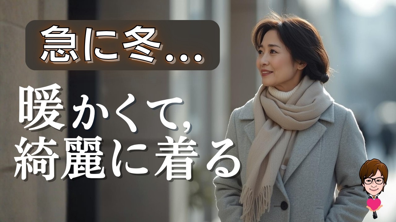 50代、暖かく美しくする服｜今日からできる“軽やかな冬のおしゃれ”