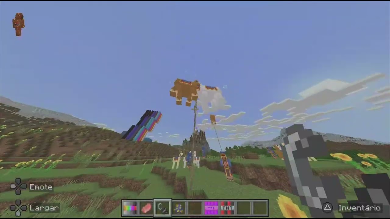 Testei um mod de TNT no Minecraft