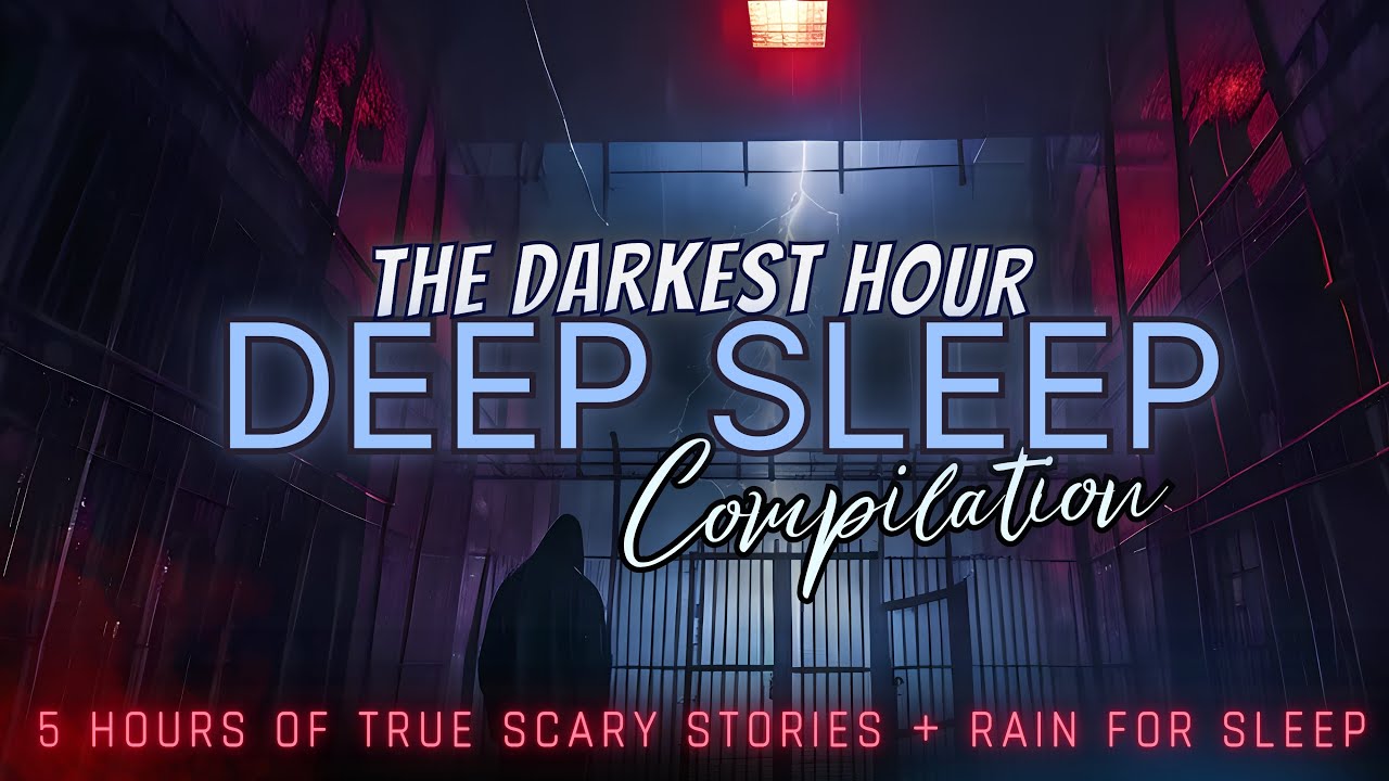 5 Hours of TRUE Haunted Prison, 911 & Night Shift stories + rain for sleep 💤 NO ADS, just stories