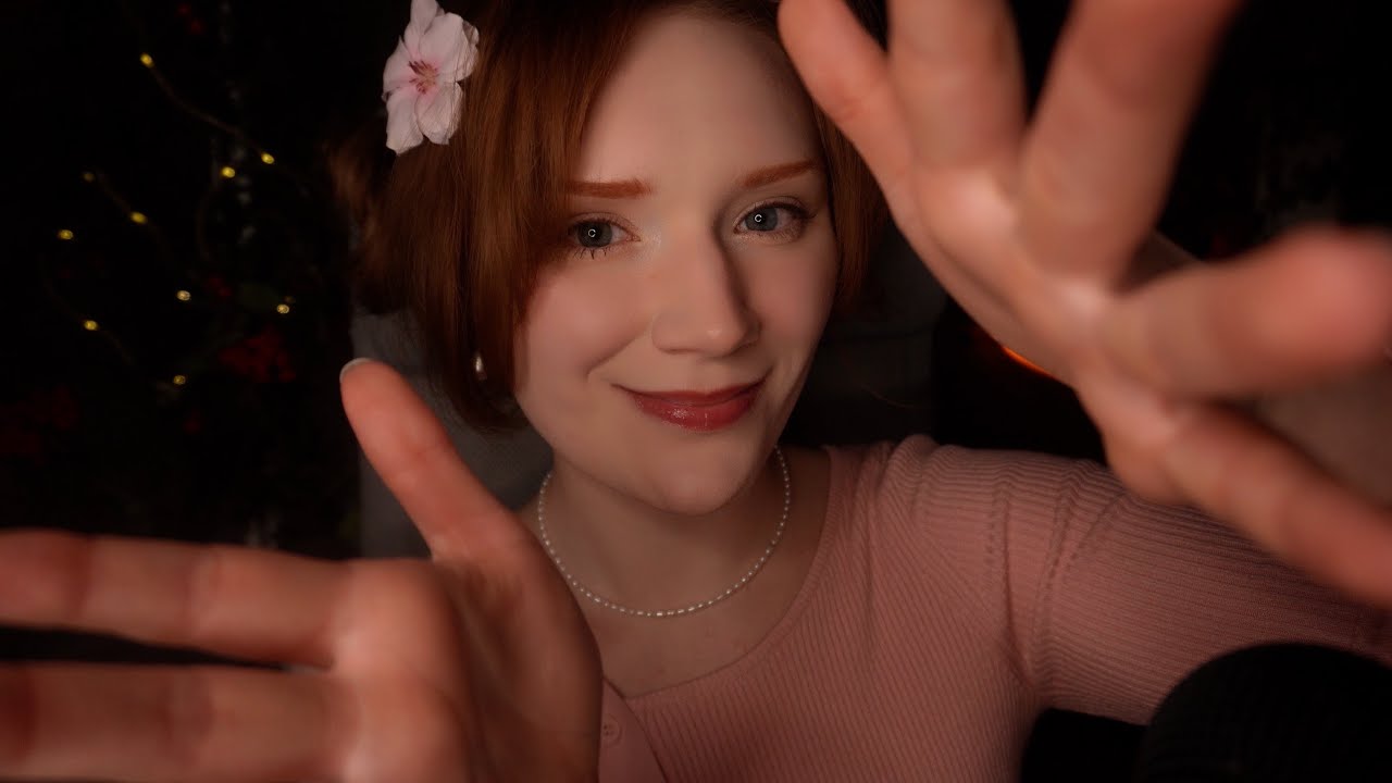 ASMR 🫠Clicky Mouth sounds with Hand movements 😍 Face touching 😴