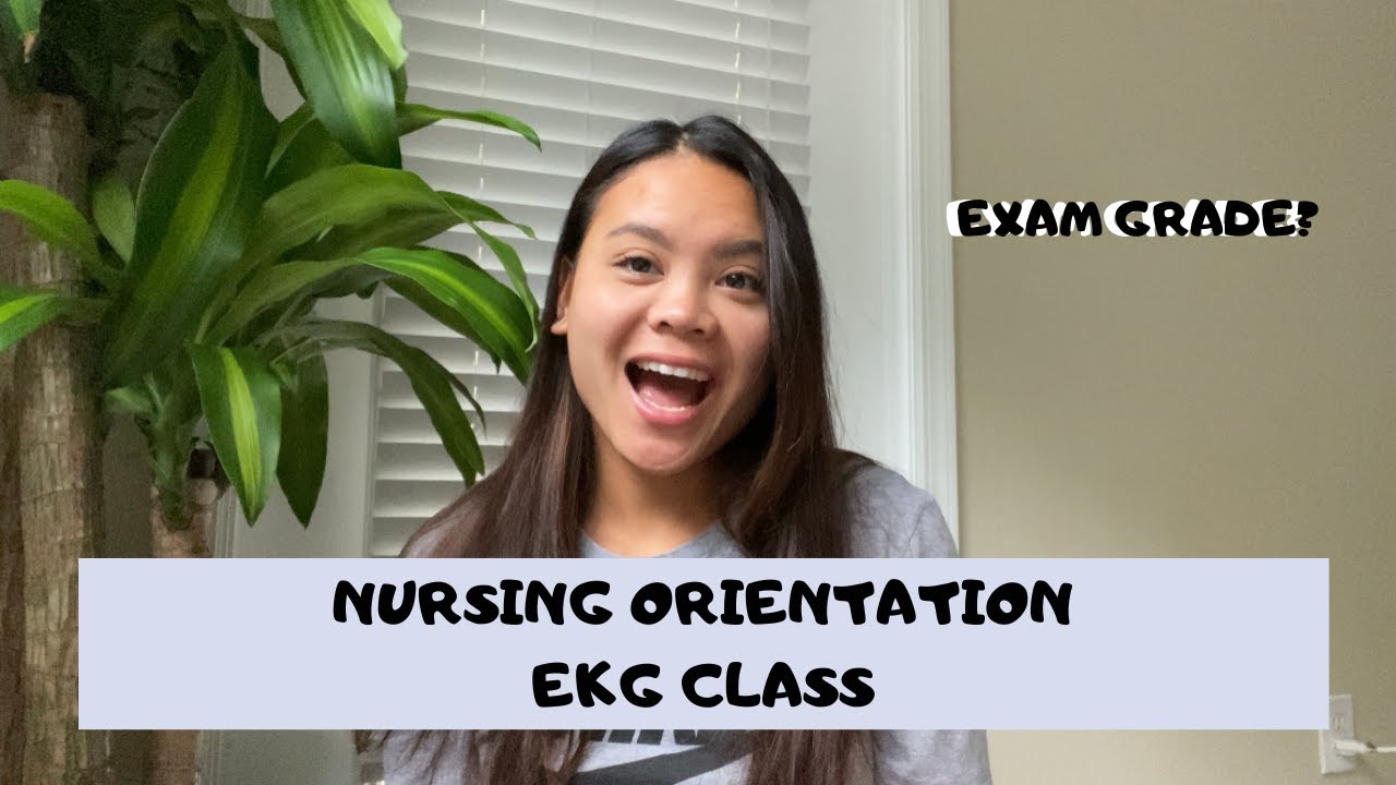 RN Orientation | Study with me EKG class | What was my score?c