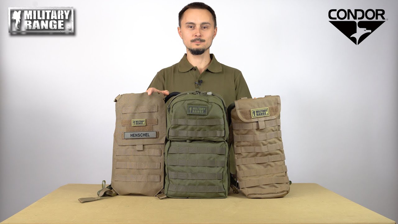 Přehled hydratačních batohů CONDOR OUTDOOR - Military Range CZ/SK