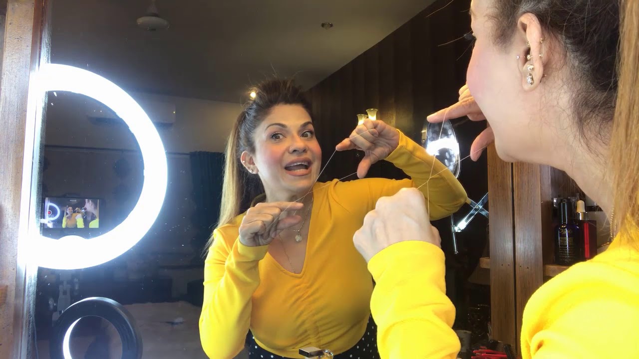 DIY THREADING AT HOME | AMBER KHAN | SOLA SINGHAR