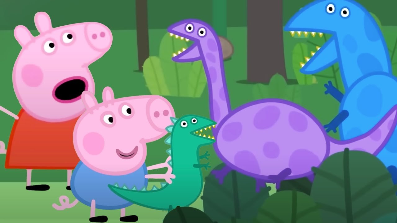 Peppa und George gehen in einen Dinosaurierpark! 🦖🦕 Peppa-Wutz Volle Episoden 🐽 Cartoons Für Kinder|