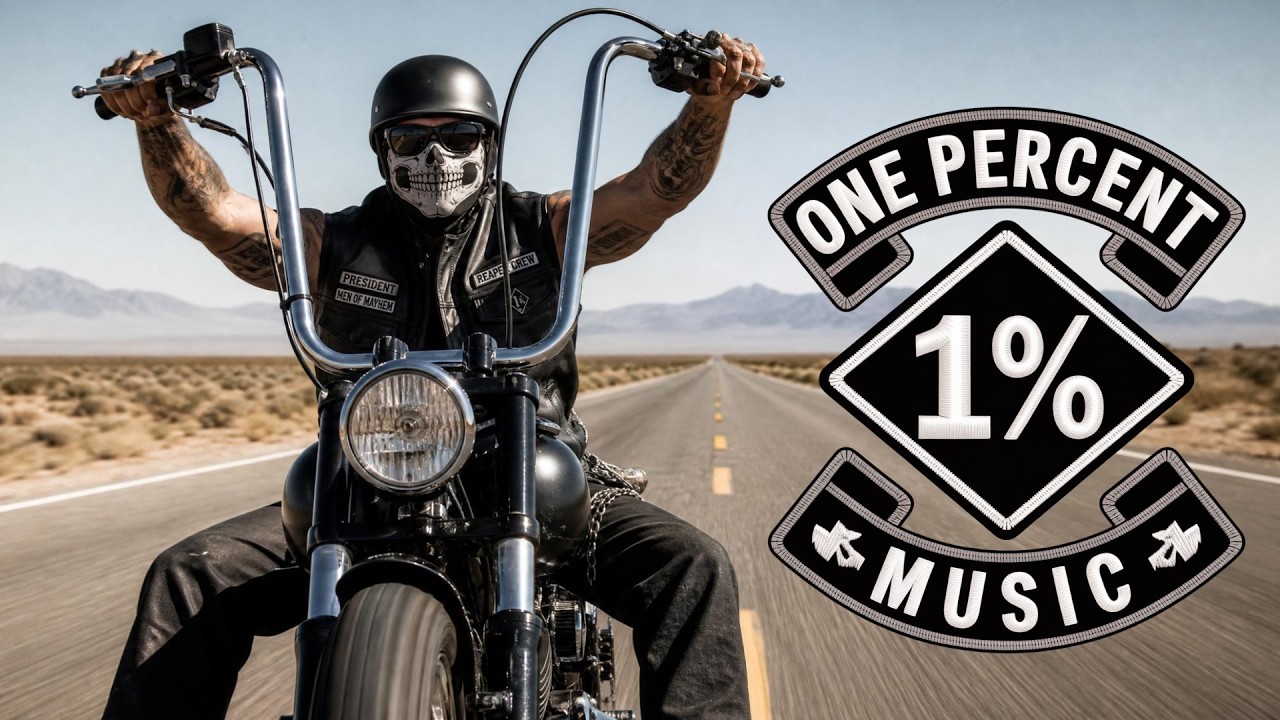 1% MUSIC - Outlaw Biker Rock & Dark Country | Ride the Open Road  1% MUSIC
