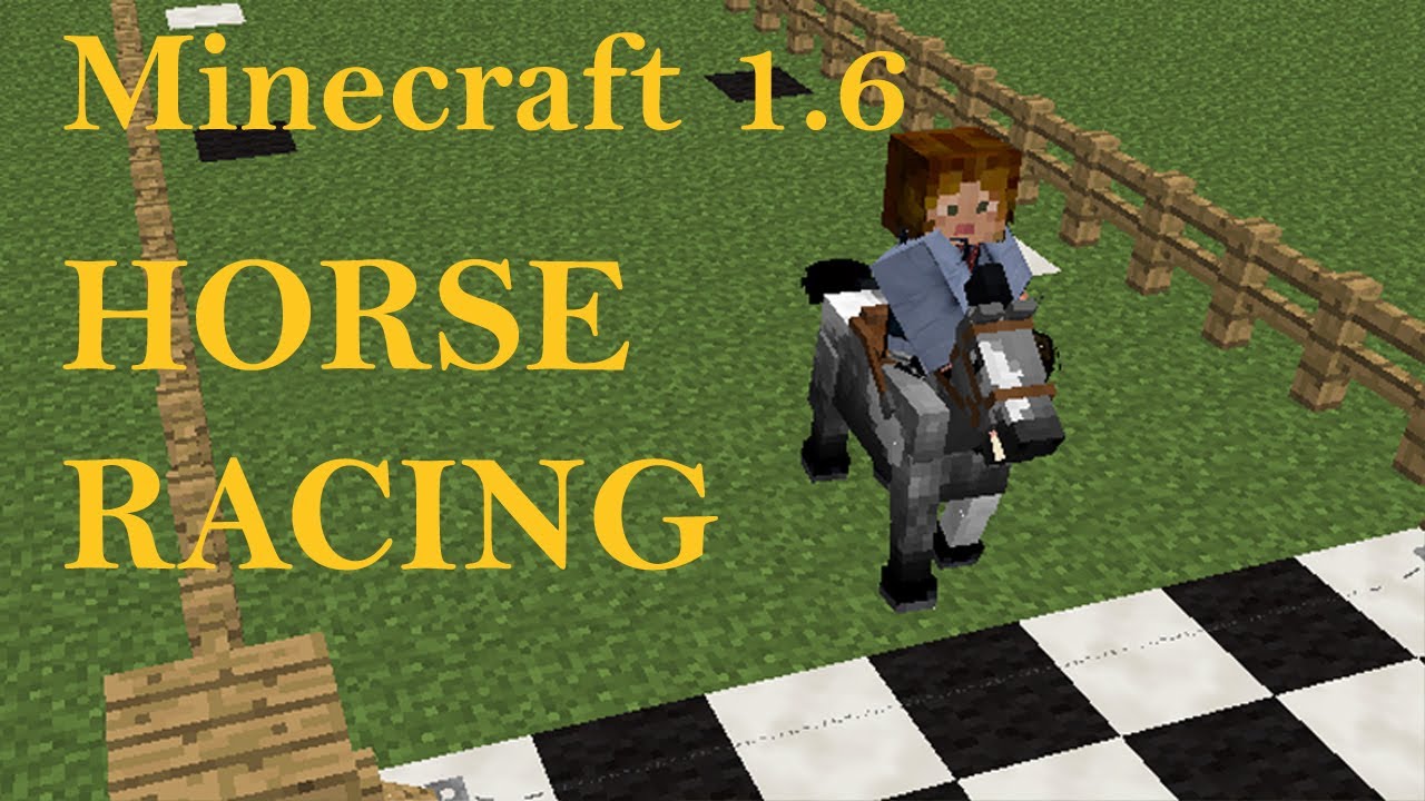 Minecraft 1.6 Horse Racing