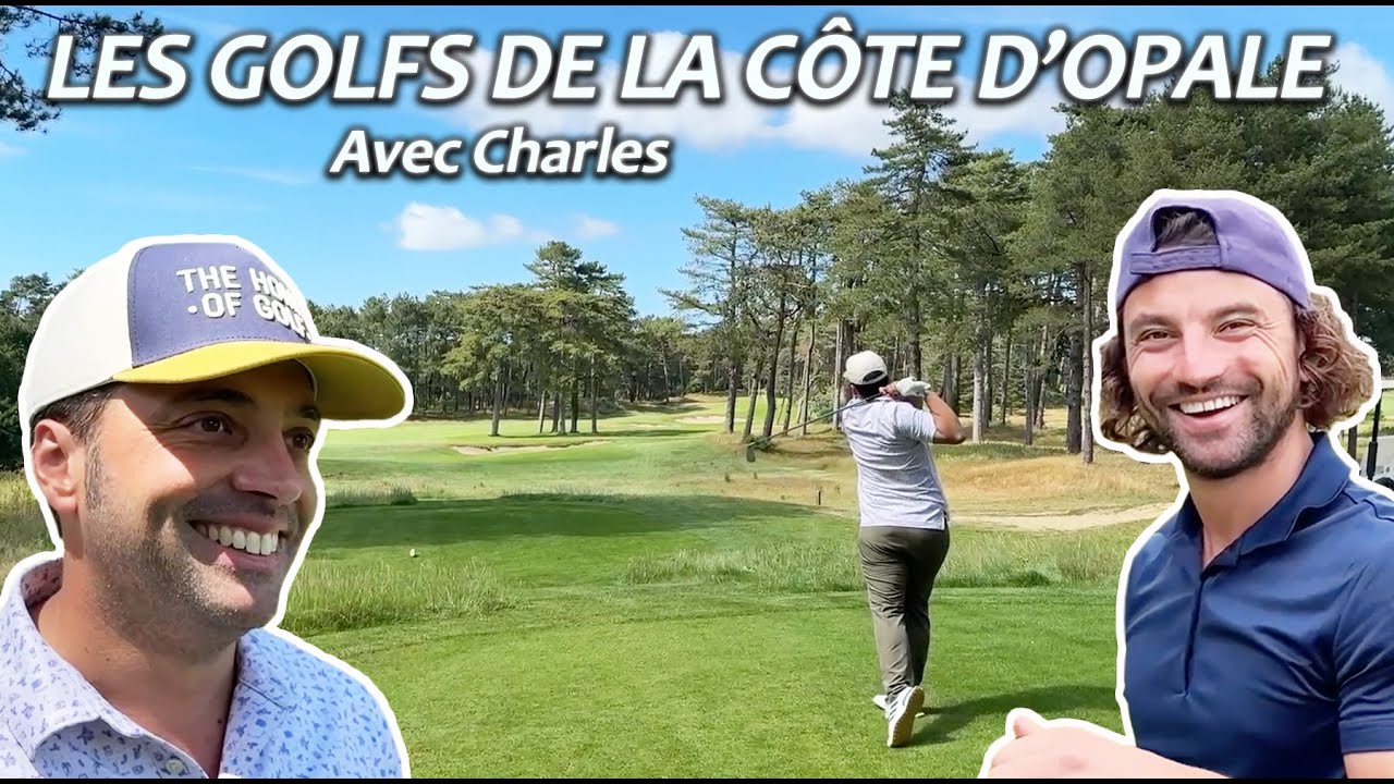 Je découvre les golfs de la Côte d'Opale avec @charlesdamourette1 ! Des parcours merveilleux :)