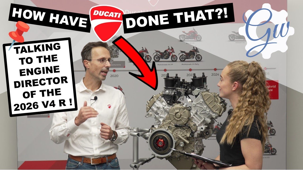 Как Ducati улучшила двигатель Panigale V4 R Desmosedici Stradale в 2026 году?! &mdash; Грейс Уэбб