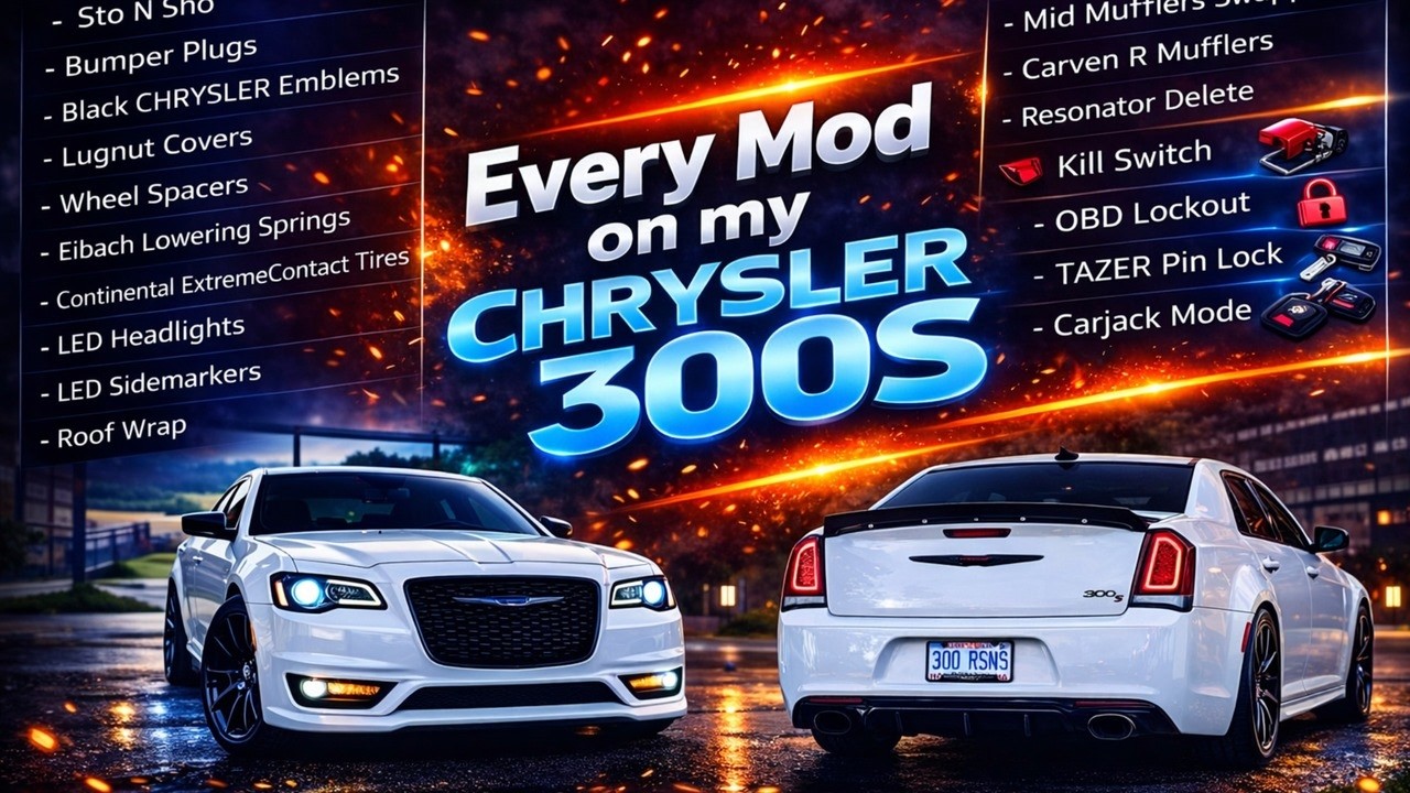 ВСЕ МОДИФИКАЦИИ НА МОЕМ CHRYSLER 300S 5.7 (2026)