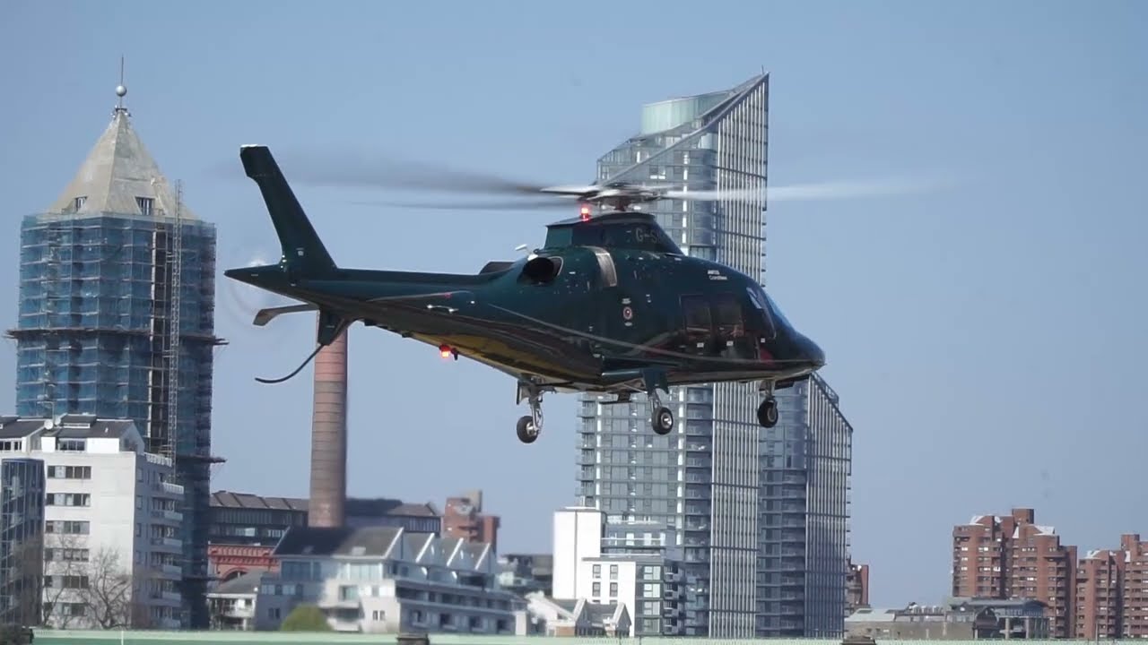 Leonardo AW109SP GrandNew at London Heliport - G-SIRT