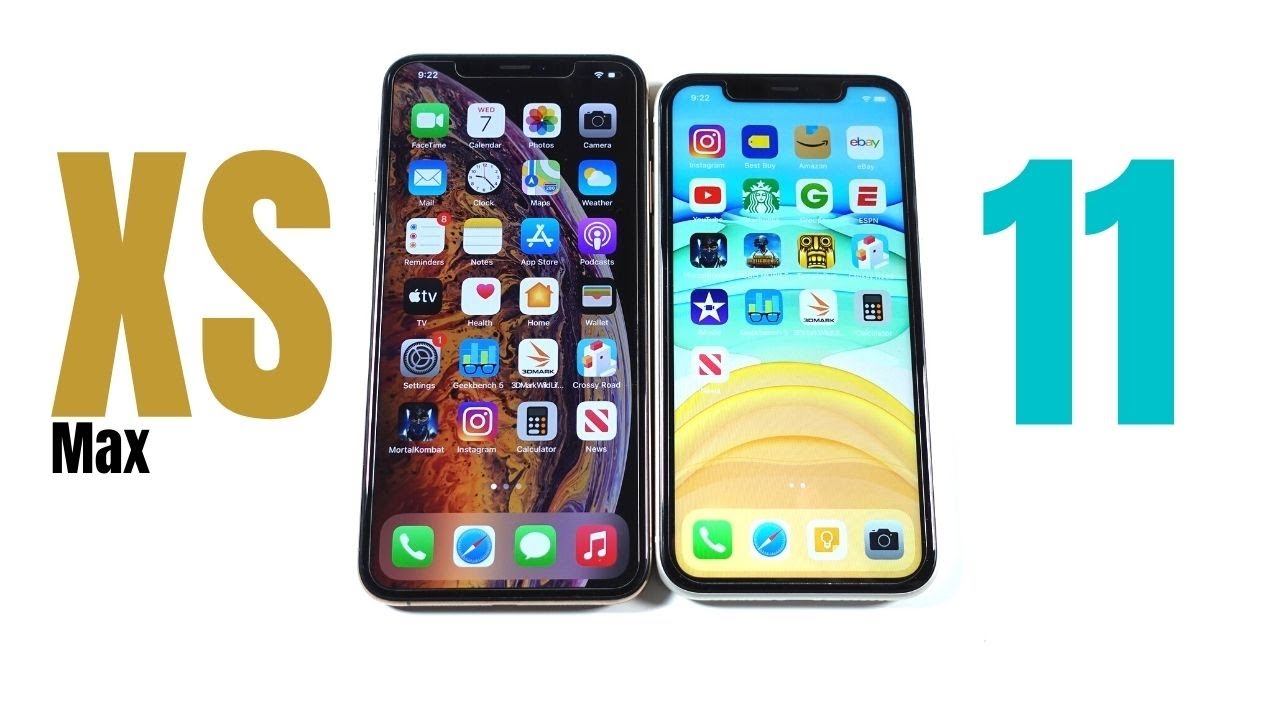 iPhone XS Max vs iPhone 11 2021