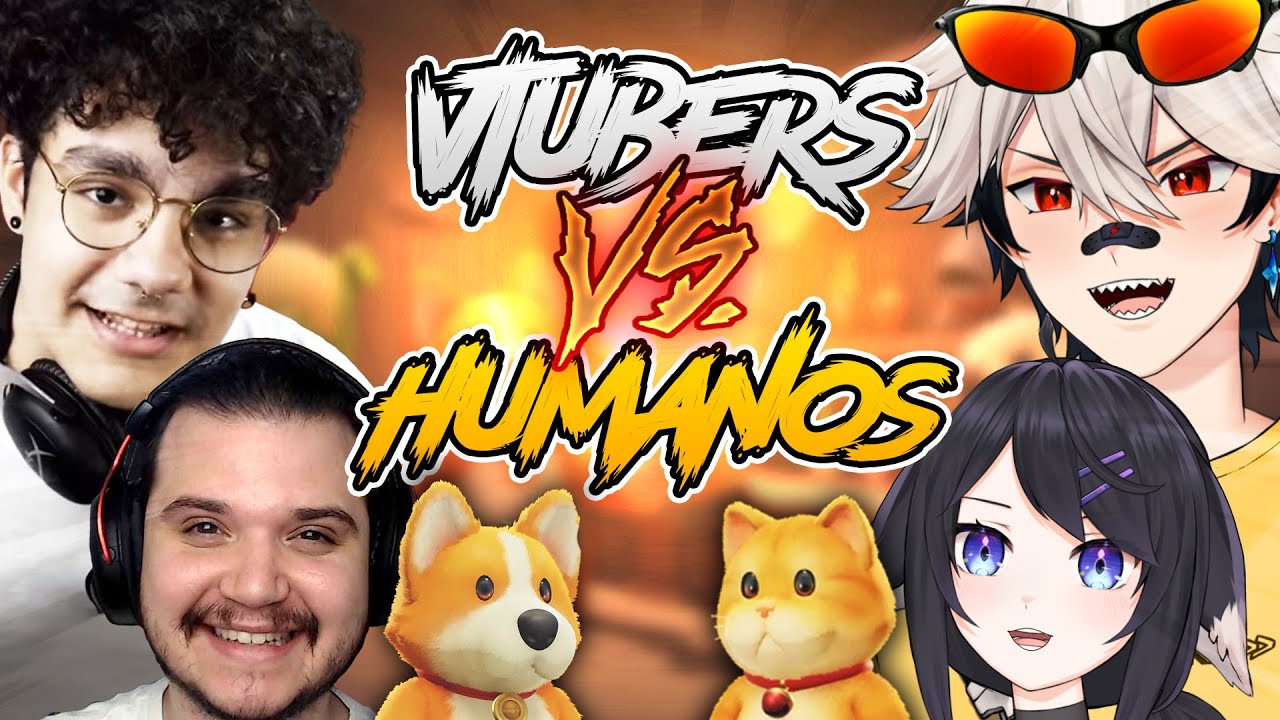 VTUBERS VS HUMANOS! com @Eeiris @HeyMigs @TocadoFoxy