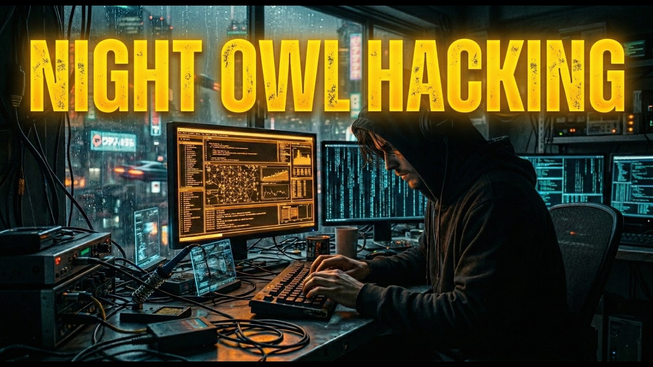 Midnight Hacking & Cyberpunk Deep Work | Dark Industrial for Night Owl Productivity | No Vocals