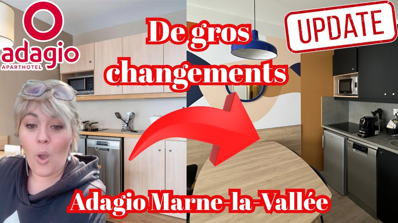 Les gros changements déco de l'Adagio Marne La Vallée Val d'Europe  !