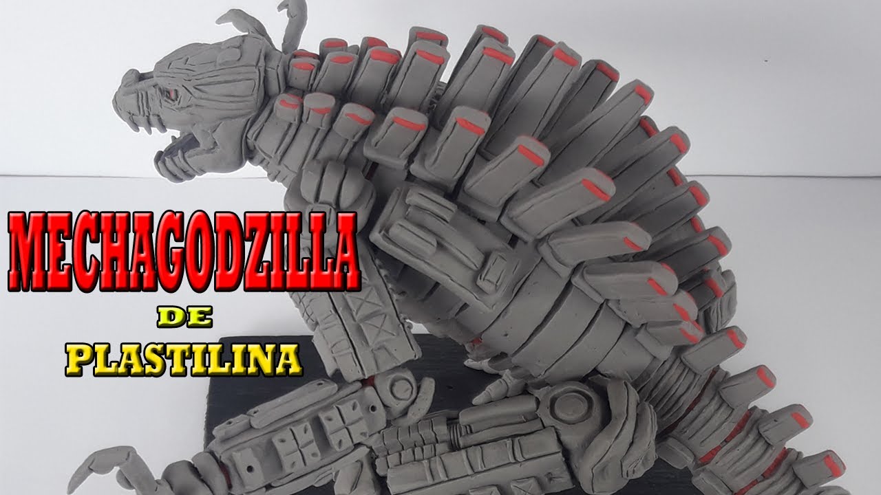 MECHAGODZILLA WITH CLAY/PLASTILINA. 2021