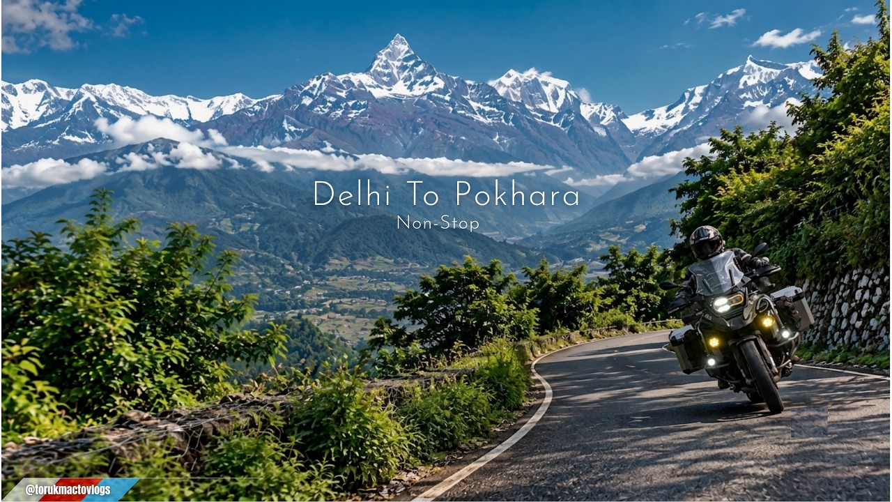 Delhi to Nepal Non-Stop Bike Ride: 23 Hours of Non-Stop Drama & Rain: [Ep.1]