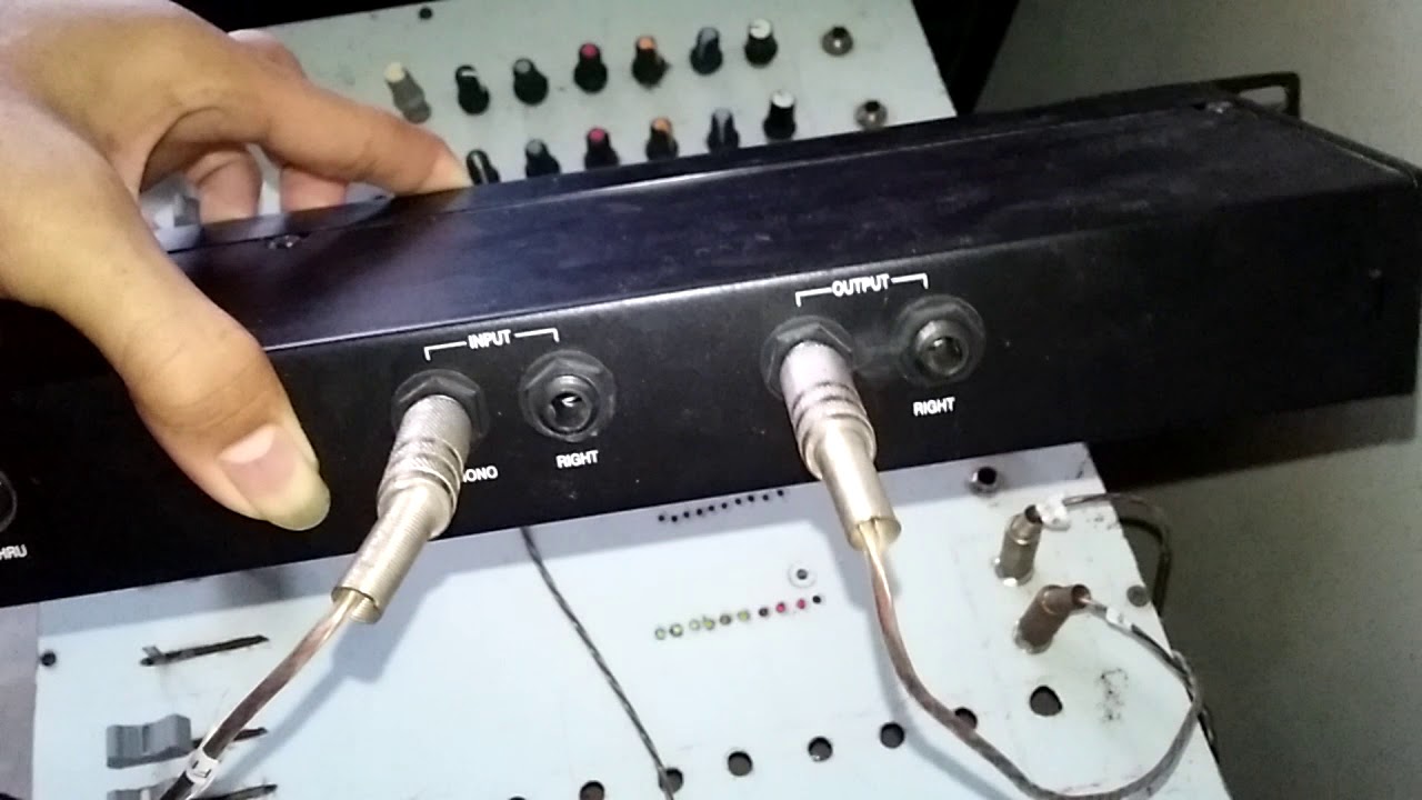 Cara memasang Effect alesis ke Mixer Rakitan