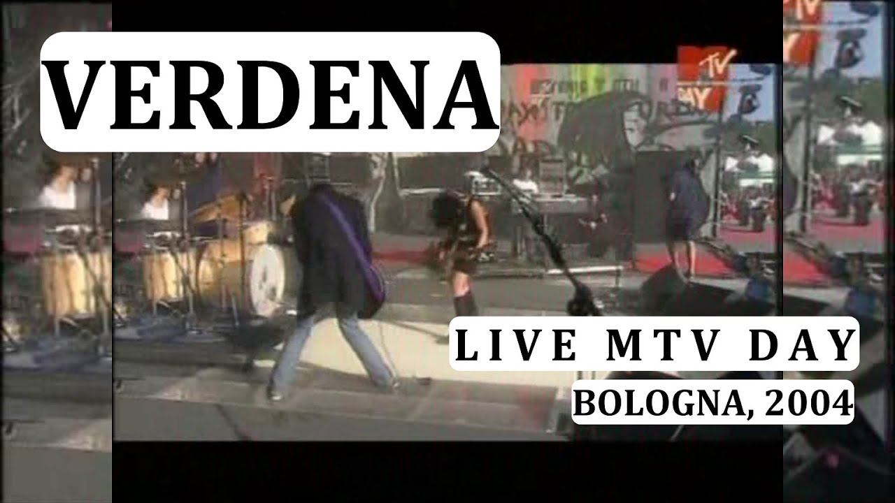 Verdena live MTV Day/ Bologna, 2004