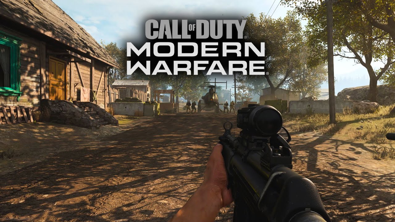 Call of Duty Modern Warfare Gameplay - Krovnik Farmland Ground War
