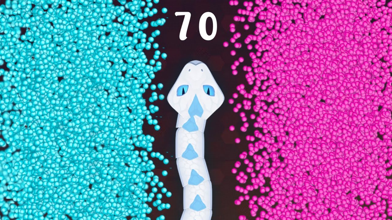 SNAKE IO🐍 SNOWBELL SNAKE EATING YUMMY DELICIOUS SCORE POINT OUT OF THE MAP 🐍 EPIC SNAKEIO GAMEPLAY 