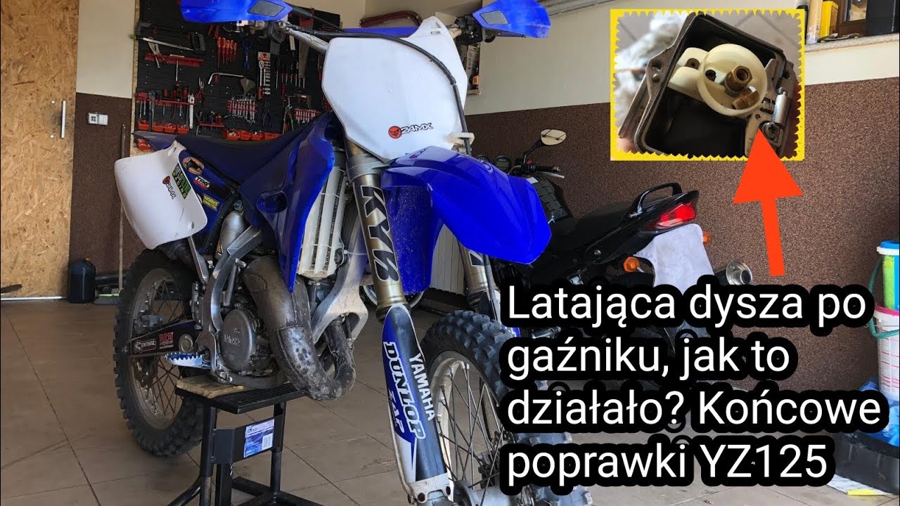 DYSZA SIĘ ODKRĘCIŁA! JAKIM CUDEM TO JEŹDZIŁO? Kończymy YZ125 - końcowe poprawki