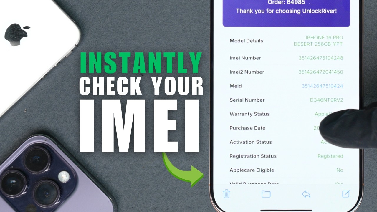 Full IMEI Number Check for iPhone - Full info report before You Buy or Sell