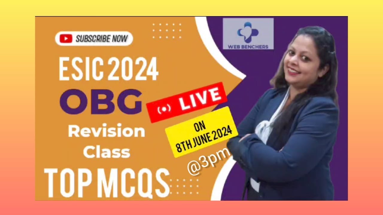 ESIC Exam Special Class #1 | OBG | Most Important Questions | By Priyanka Randhir