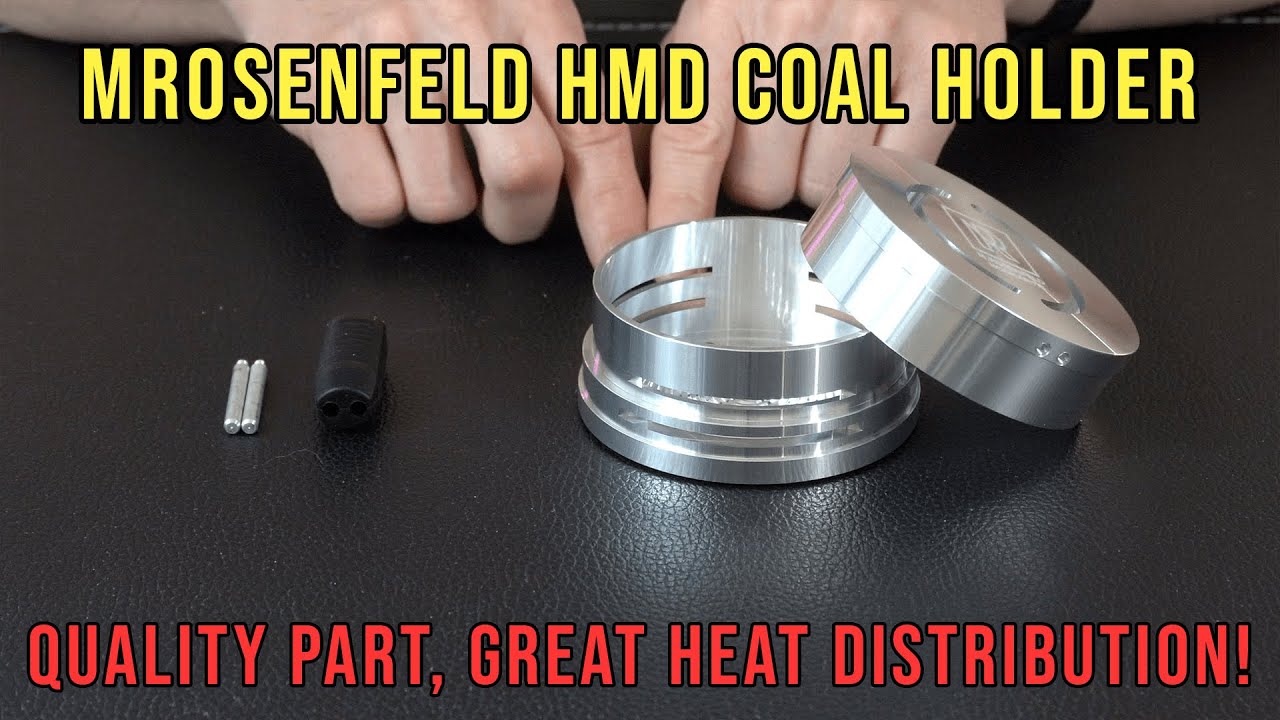 MRosenfeld HMD Hookah Coal Holder Review - Consistent Heat Every Time - Easy to Manage