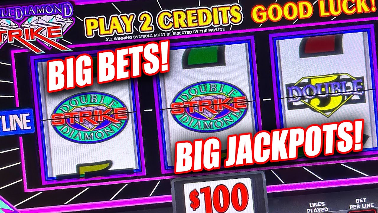DOUBLE DIAMOND STRIKE AGAIN ON THIS HIGH LIMIT SLOT MACHINE ➜ MASSIVE JACKPOT WIN!